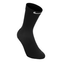 nike fast midweight crew calcetines para correr-negrogris
