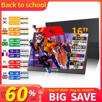 hgfrtet monitor portatil de 16 pulgadas fhd 1200p ips 100 srgb 300cdm2 sincronizacion adaptativa freesync segunda pantalla externa tipo c hdmi con orificio vesa soporte ajustable para oficina