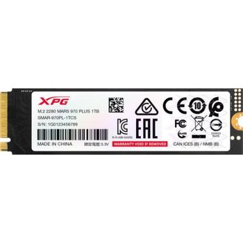 Disco Duro ADATA MARS 970 PLUS 1TB SSD PCIe 5.0 10.500 MB/s Lectura