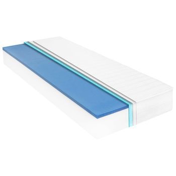 Colchón De Espuma Viscoelástica 18 Cm 120x200 Cm H2 Vidaxl