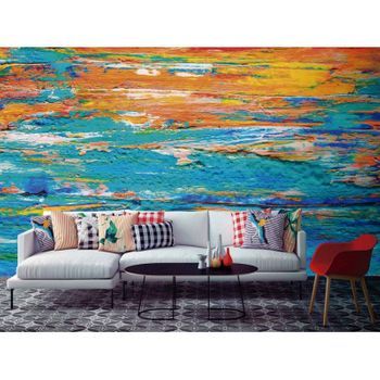 Fotomural Vinilo Pinceladas Multicolor 400 X 300 Cm