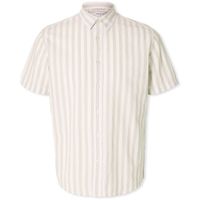 selected camisa manga larga noos reg-sun shirt - pure cashmerestripes para hombre