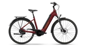 Winora tria x11 low shimano cues 11v 6250wh 700mm rojo 2026 bicicleta electrica de ciudad