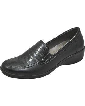 de LUMEL - MOCASIN CON ELASTICO EN EL LATERAL PLANTILLA EXTRA BLACK 2738-958