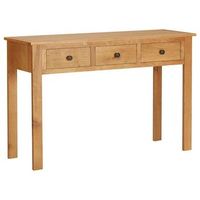 tocador madera maciza de roble 110x40x75 cm vidaxl