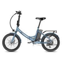 bicicleta electrica urbana fafrees f20 light 20 bateria extraible de 36 v y 20 ah azul neblina