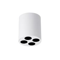 lampara de techo blanco aluminio alt 10 cm