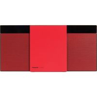 microcadena panasonic sc-hc304 20w rms bluetooth dab fm roja