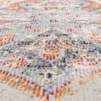 alfombras de interior y exterior torino gris  160 cm redondo