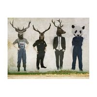 papel pintado 3d - man or animalr 200x154 cm