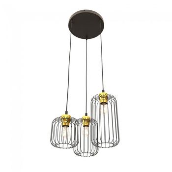Lámpara de techo osmera oro ii (3 luces)