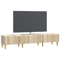 mueble de tv  mueble de salon  gabinete de tv con cajon roble sonoma 147 x 345 x 30 cm