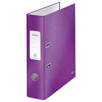 leitz 180 wow carpeta archivador a4 morado metalizado 50mm