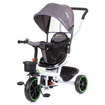 Triciclo Evolutivo Con Asiento Giratorio 360º Jetro De Chipolino Glacier