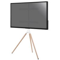 kimex soporte tv con caballete para pantallas 45-65 blancohaya