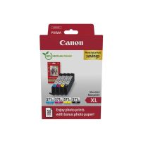 cartucho de tinta canon cli-571xl pack xl negrocianmagentaamarillo