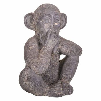 Mono de magnesio gris 35x26x40h cm