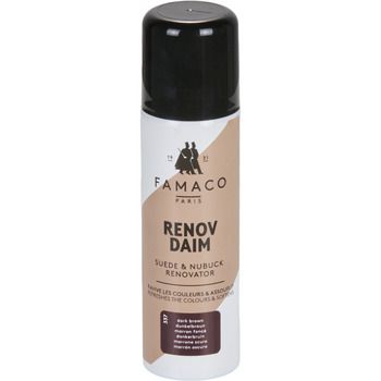Famaco Complementos AEROSOL RENOVATEUR DAIM/NUBUCK 200 ML MARRON FONCE para hombre