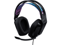 auriculares gaming - logitech g g335 con cable microfono volteable para silenciar pspcxboxnintendo transductores 40mm rueda de volumen negro
