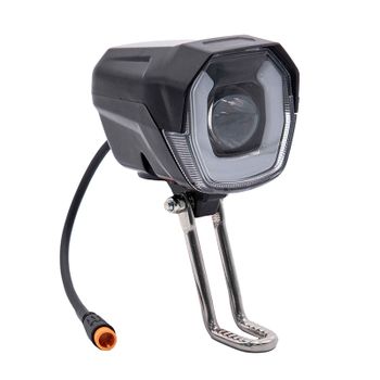 ✅Luz Faro Led Delantero con Bocina Patinete Eléctrico Smartgyro Speedway / Rockway / Crossover / Zwheel Zrino / Bicicleta / Universal 12-80V - Piezas Patineta, Repuestos, Recambios Patin, Monopatín,