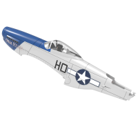 cada eachine p-51d miss helen avion rc de 500 mm parte de repuesto fuselaje con motor