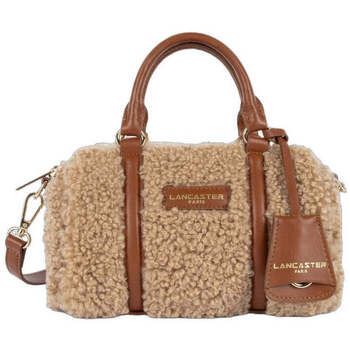 LANCASTER Bolso de mano Bolso tipo barril con cremallera Moumoute 518-053 Cognac para mujer