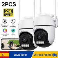 wonsdar - 2 camaras wifi full hd camara de vigilancia para mascotas audio bidireccional monitor de seguridad para bebes aplicacion icsee