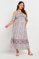 bump it up maternity vestido marfil cachemira