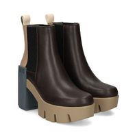 united nude botines con tacon mujer - gris talla 37