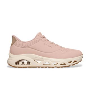 Skechers para mujer. 190113 Zapatillas Slip-ins Uno Glide Step Glide On Air rosa (38), Plano, Cordones, Casual