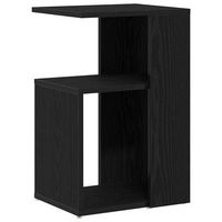 mesa lateral  mesas auxiliar roble negro 36 x 30 x 56 cm madera de ingenieria