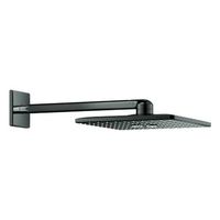 conjunto de ducha mural grohe rainshower smartactive 310 cube 430 mm 2 chorros anthracite 26479a00