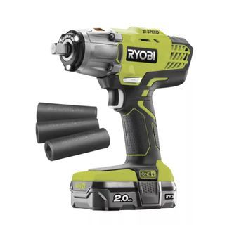 Llave De Impacto 18v 3 Posiciones + Batería + Cargador + Adaptador - Ryobi