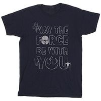 disney camiseta the mandalorian may the force para hombre