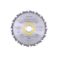 metabo hoja de sierra cordless cut wood - professional 216x30 d24 di 5 neg 628009000