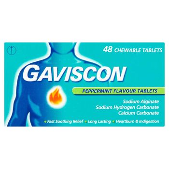 Gaviscon Tablets Peppermint 48s