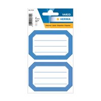 herma 5714 etiquetas para libros 82 x 55 mm blancasazules 12 etiquetas