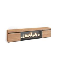 mueble tv gaucin-01 con chimenea electrica integrada