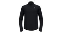 odlo zeroweight warm 2 0 1 2 zip jersey de running para hombre negro