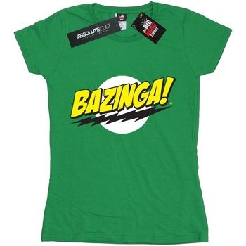 The Big Bang Theory Camiseta manga larga Bazinga para mujer