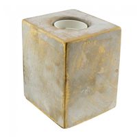 base con portalamparas e27 cemento gris claro