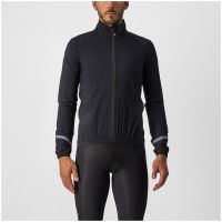 castelli emergency 2 rain jacket - m - light black