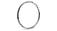 llanta delantera ikon bmx i 451x19 5mm i 28 agujeros negra   blanca