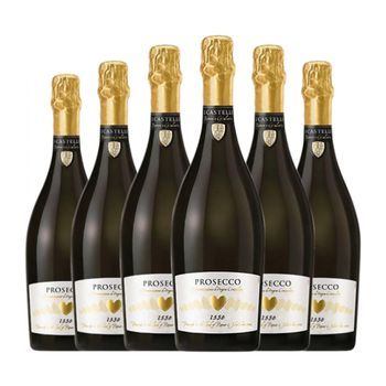 Vino Blanco Romeo Giuletta Prosecco Joven 75 Cl 11% Vol. (pack De 6 Unidades)