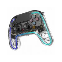 gamepad spirit of gamer neon bluetooth transparente 10 modos rgb macro turbo 900mah
