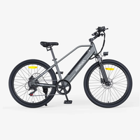 bicicleta electrica hillmiles miletrail de 26 bateria de 36v 13ah doble suspension gris