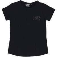 leone 1947 camiseta girl short sleeves black girl para nina