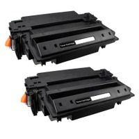 compatible multipack hp laserjet 2430t printer toner cartridges 2 pack -q6511a