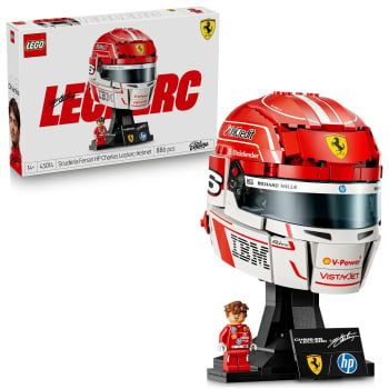 LEGO Editions Scuderia Ferrari HP: Casco de Charles Leclerc, Juego de construcción +14 años - 43014