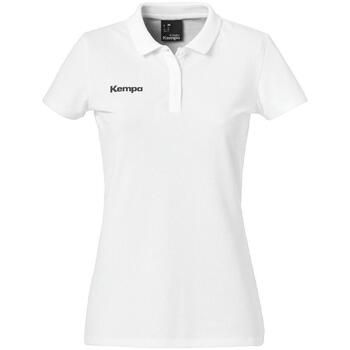 Kempa Polo Polo manches courtes Basics blanc para mujer